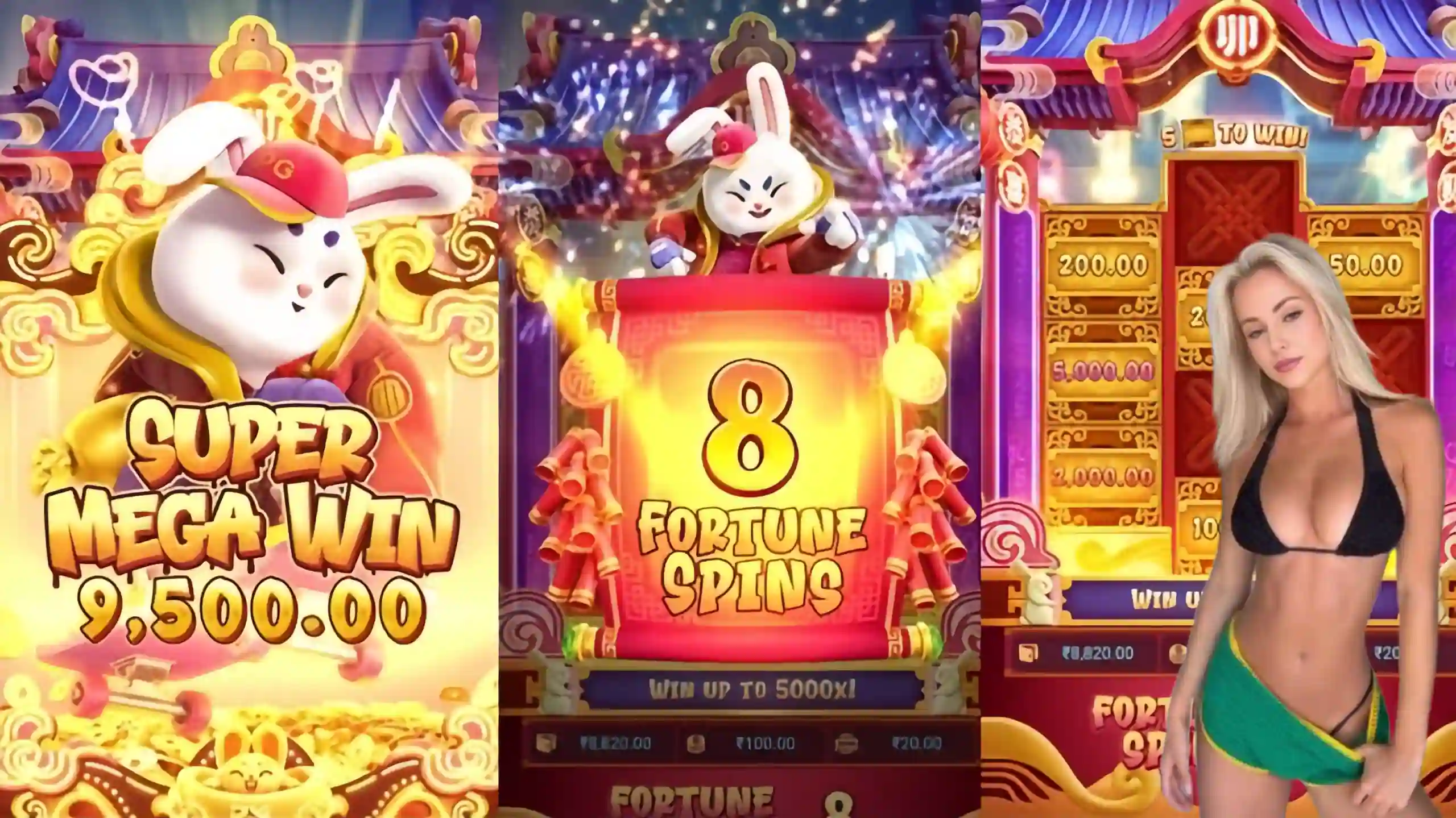 Wild Expansivo Fortune Rabbit 6745 - Coelho Dourado que Expande